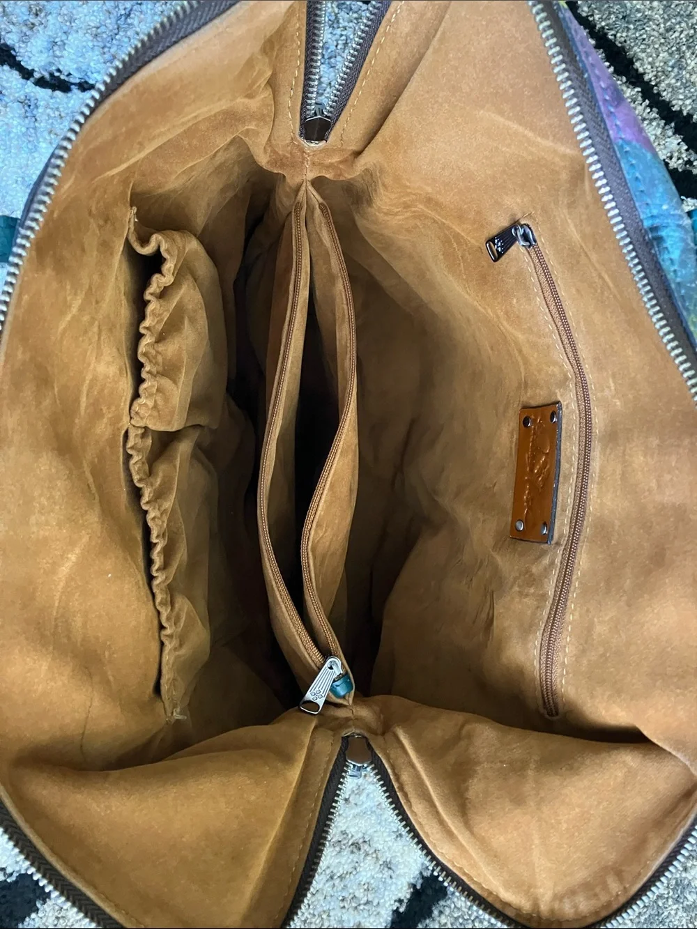 PATRICIA NASH LEATHER TOTE HANDBAG EXCELLENT CONDITION